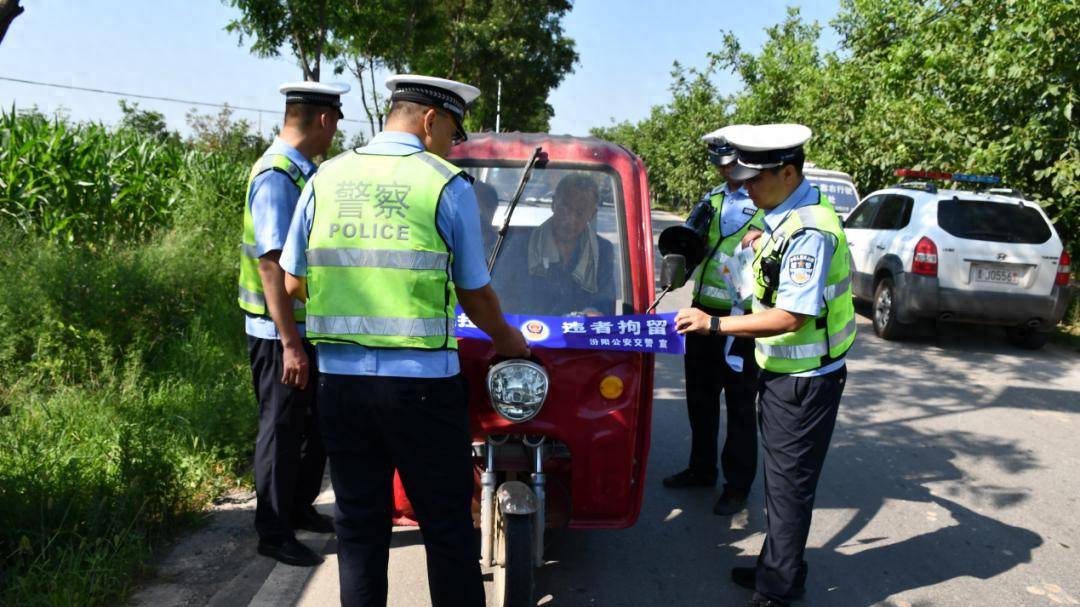 汾阳：核桃满枝丰收景 交警田间织密 “安全网”