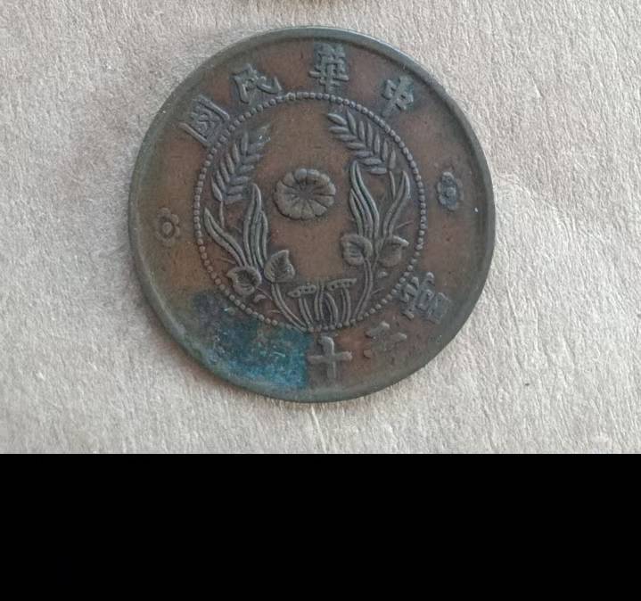 双旗币二十文：民国风云的货币印记